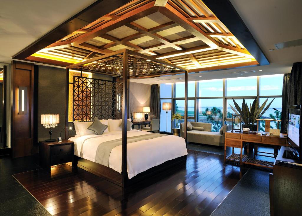 Worldhotel Grand Dushulake Suzhou Суджоу Стая снимка