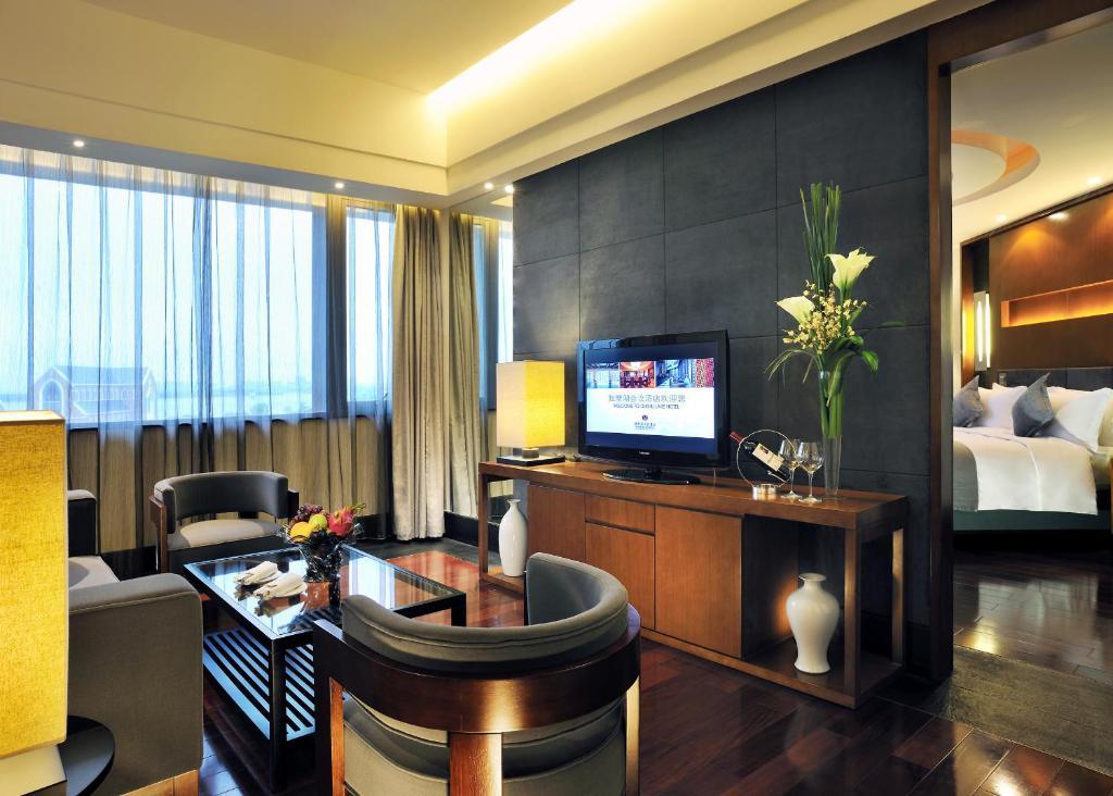 Worldhotel Grand Dushulake Suzhou Суджоу Стая снимка